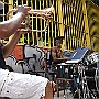 Jahir Trio.  Javier Bongo Martínez: Fluegelhorn. Jahir Soares: Drums. : Fotos San Telmo 20 1 Ene 2017