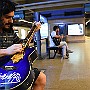 Getting Ready at Terminal Station.  Mauricio Regis: Vocal and Guitar. : Fotos Subte 19 13 Dic 2016